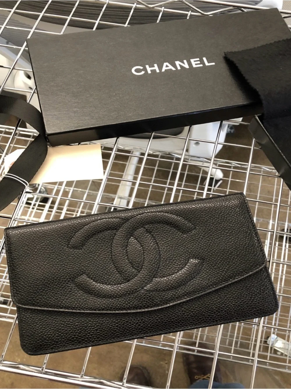 Chanel Timeless Vintage Wallet - black